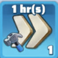 1 hr(s) Speedup (hammer icon) reward icon shown in a supplied Intel Case