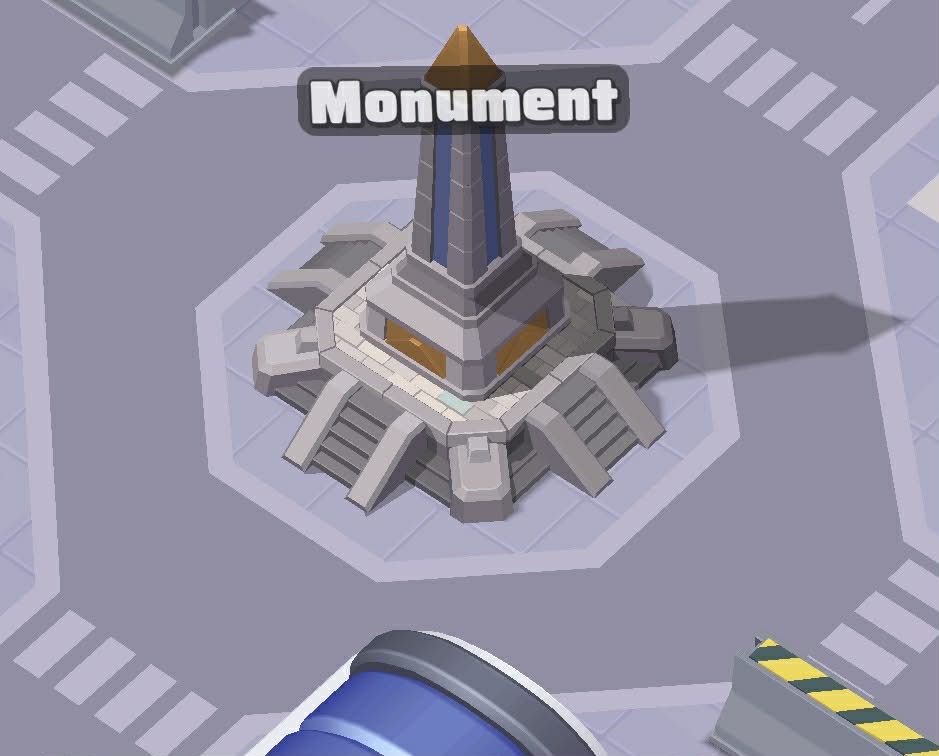 The Monument — a stone obelisk on a tiered plaza in the city centre