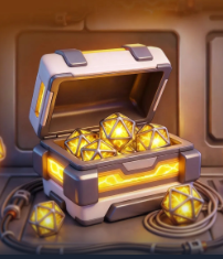 Electro Core chest full of glowing cores