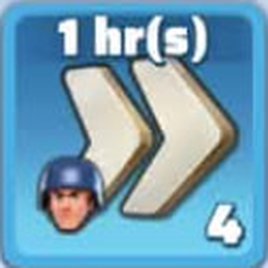 One hour training speedup reward icon