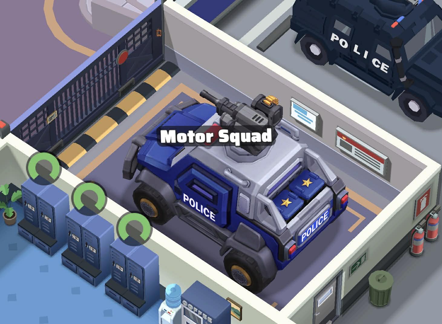 The Motor Squad room inside the Police Chief police department