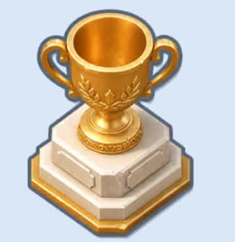 Comprehensive Assessment golden trophy monument from the PD Assessment screen
