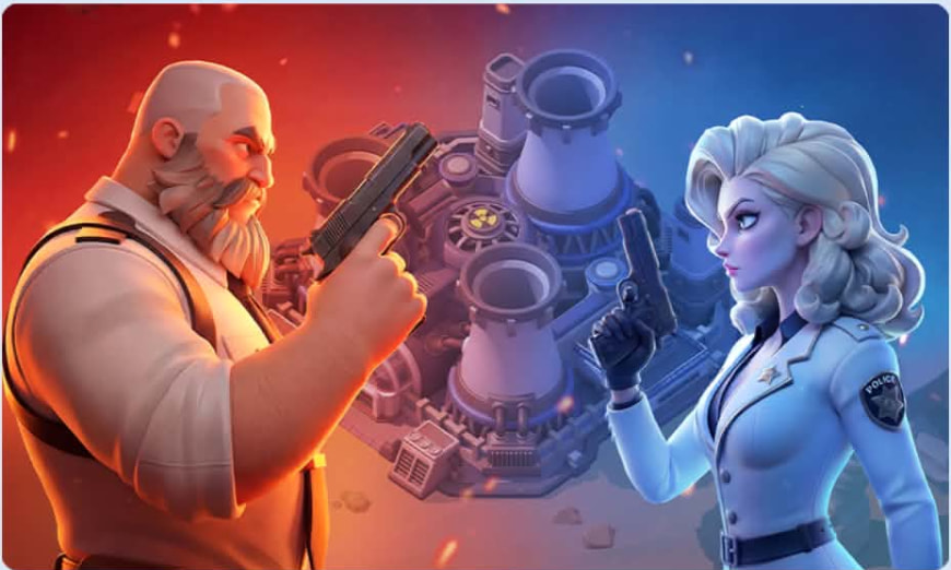 Alliance Training event artwork — two chiefs facing off across the Nuclear Plant