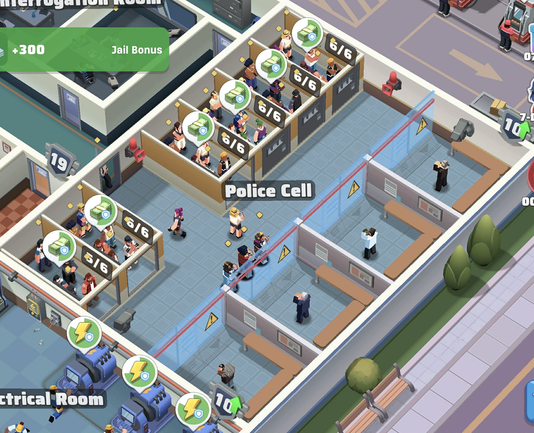 The Police Cell room inside the Police Chief headquarters