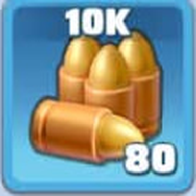 Bullet stack reward icon (10K ammo)