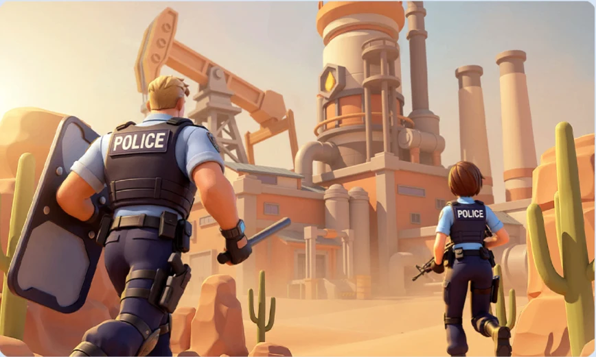 Official Oilfield Strike guide artwork for Officers