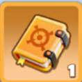 Orange-framed Skill Book reward icon shown in a supplied Intel Case