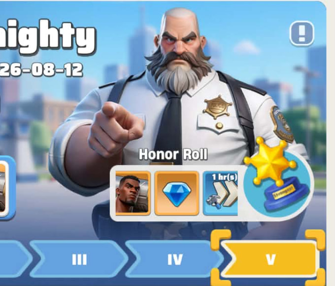 Chief Almighty event artwork — the state-wide five-phase police chief competition