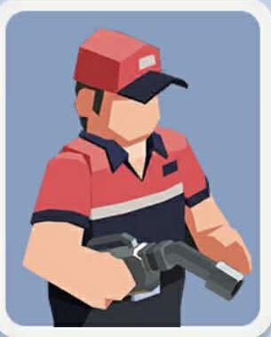 Gas Attendant personnel portrait