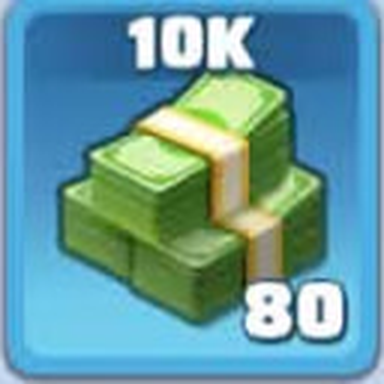 Cash bundle reward icon (10K cash)