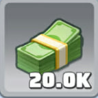 Cash reward icon shown in a supplied Intel Case